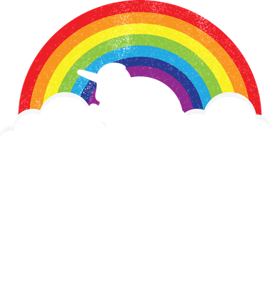 Unicorns Are Born in June Golf Towel